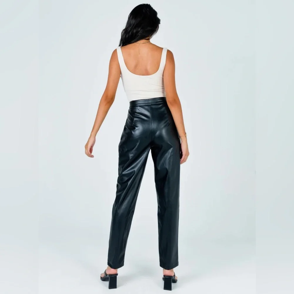 princess polly love club leather pants 🖤 nwt - Picture 8 of 8